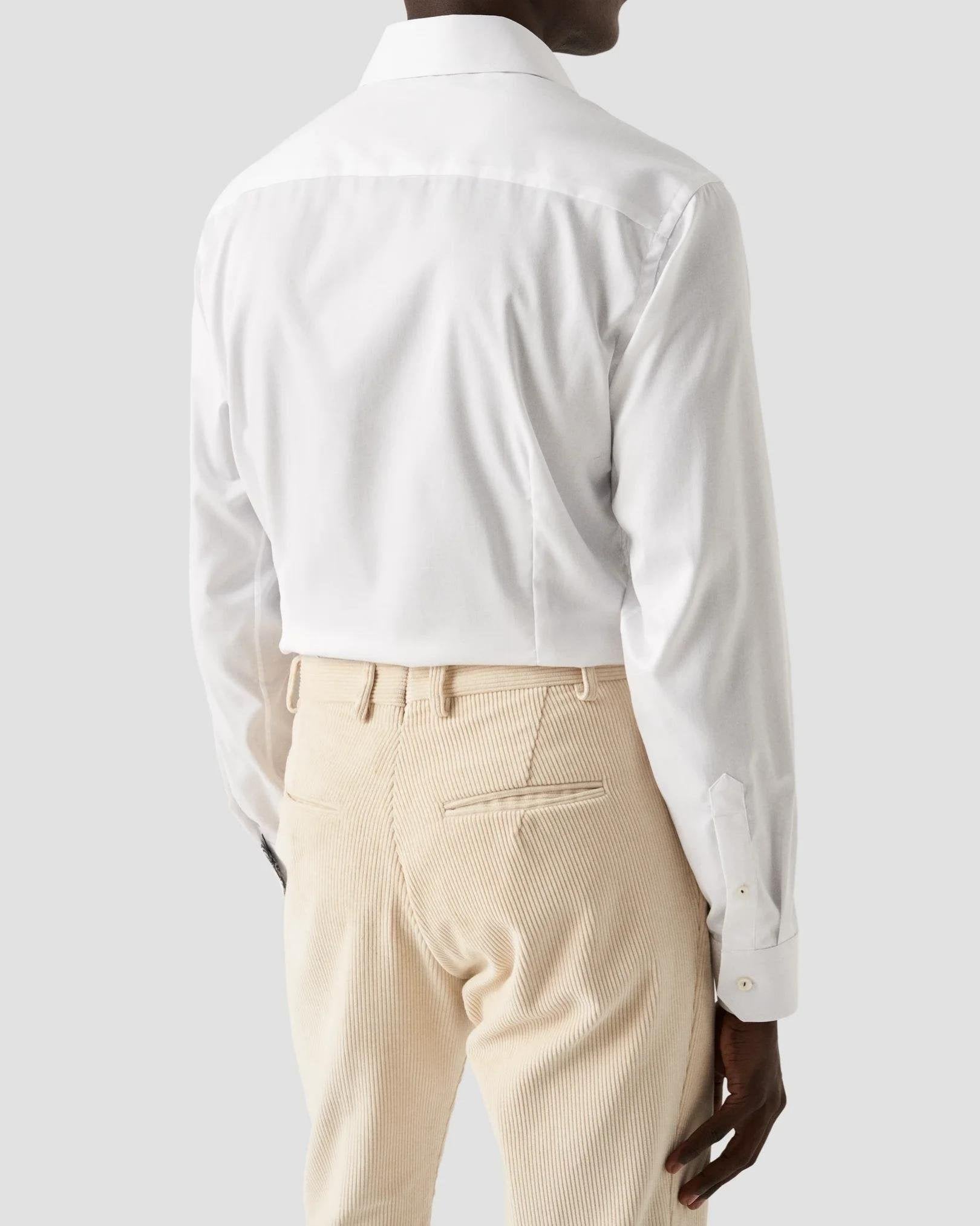 Beyaz Signature Twill Pamuk Gömlek