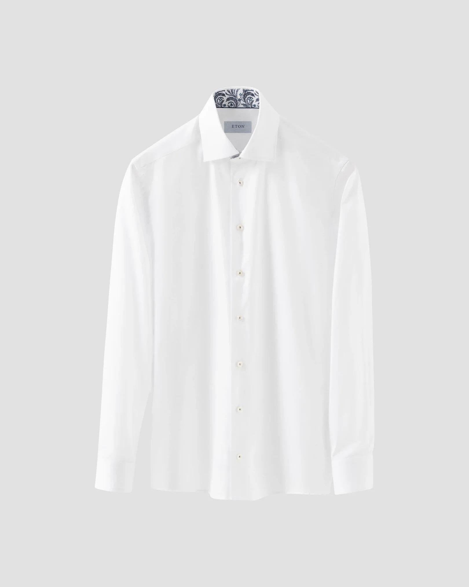 Beyaz Signature Twill Pamuk Gömlek