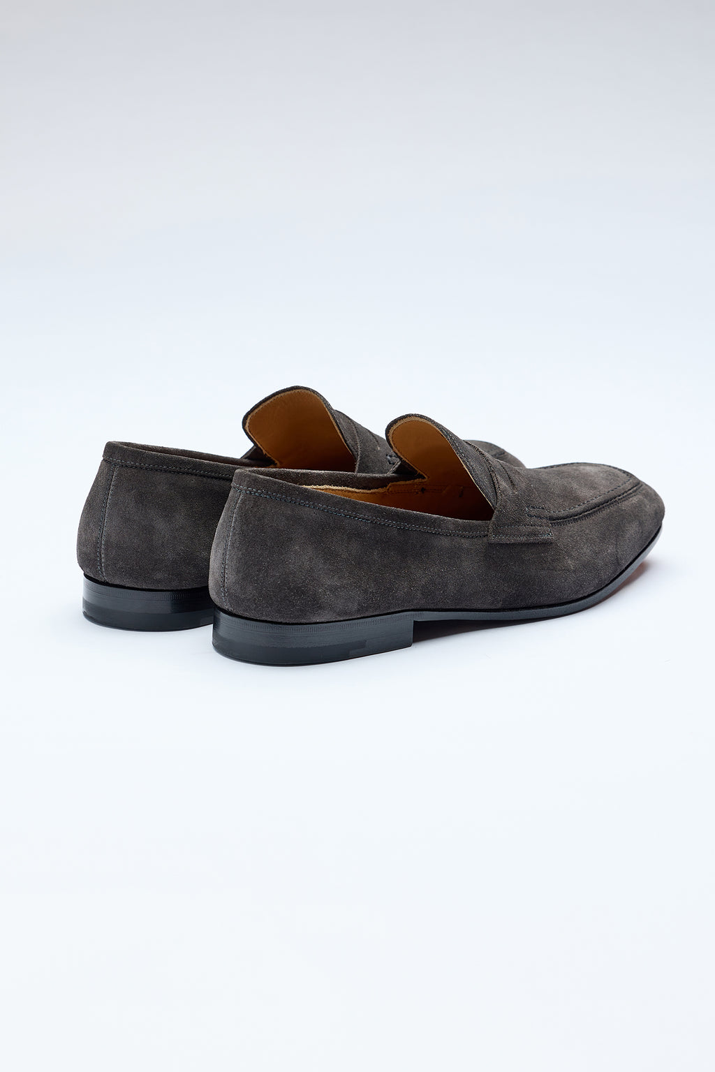 Antrasit Gri Reverse Süet Mokasen