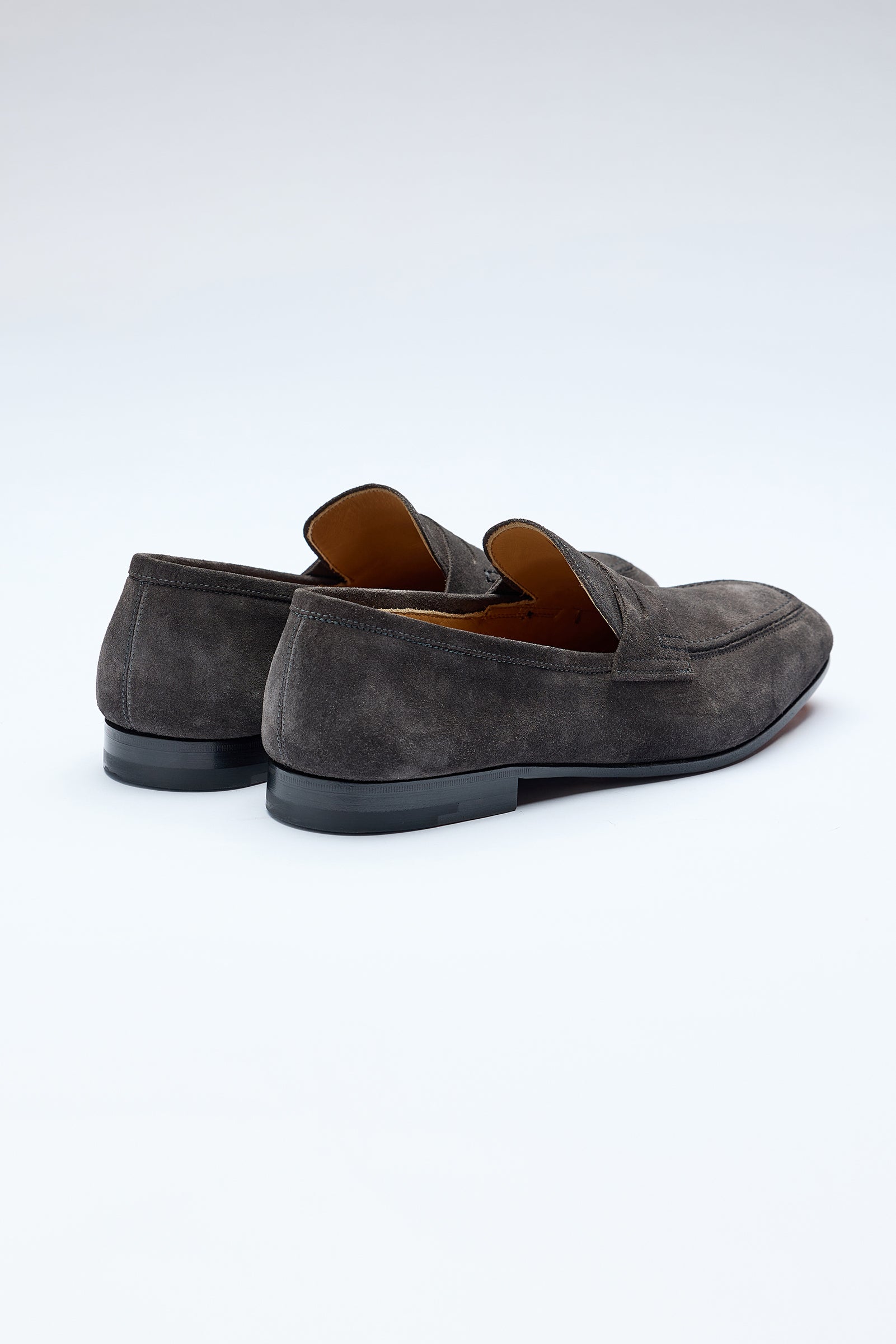 Antrasit Gri Reverse Süet Mokasen