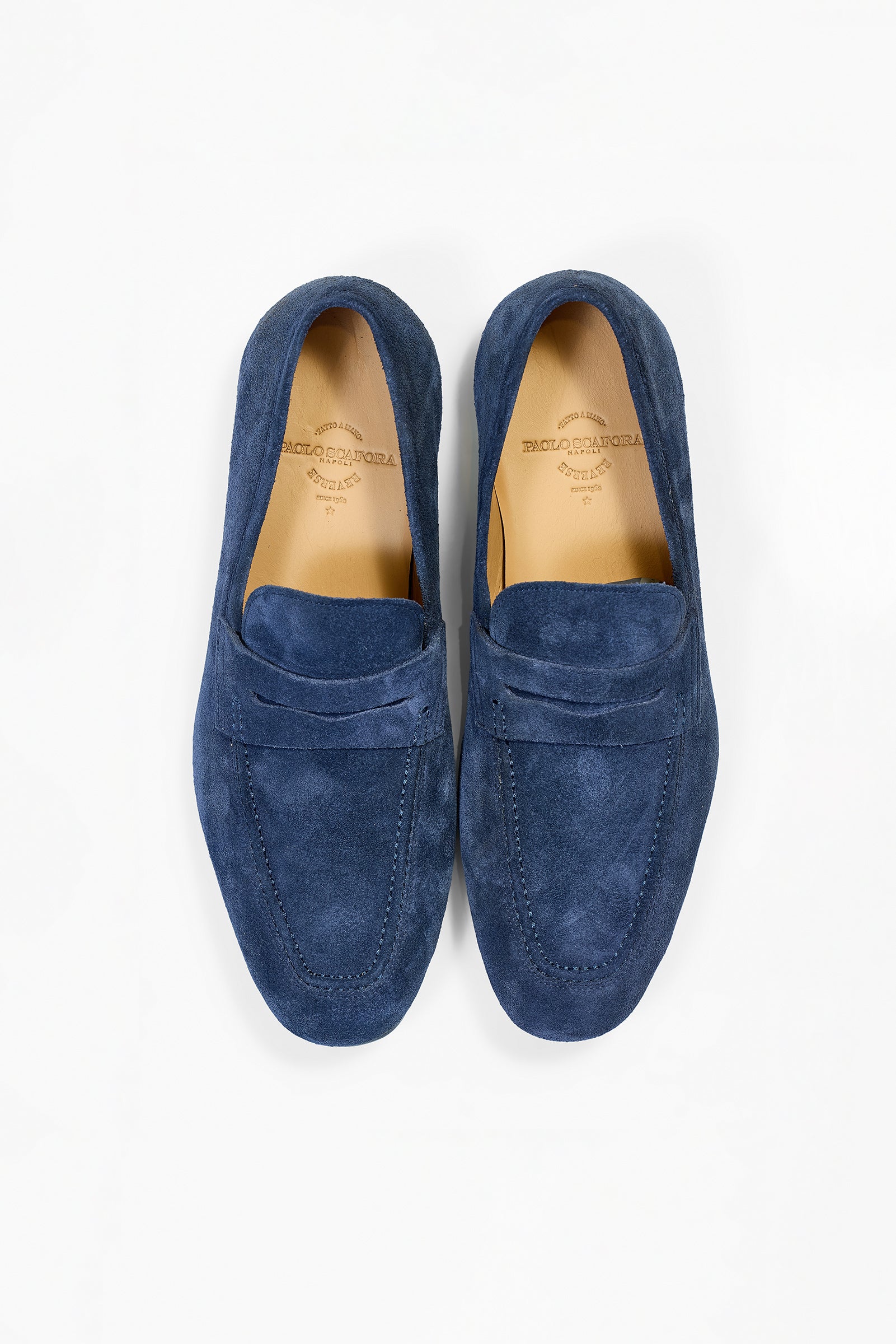 Lacivert Reverse Süet Mokasen