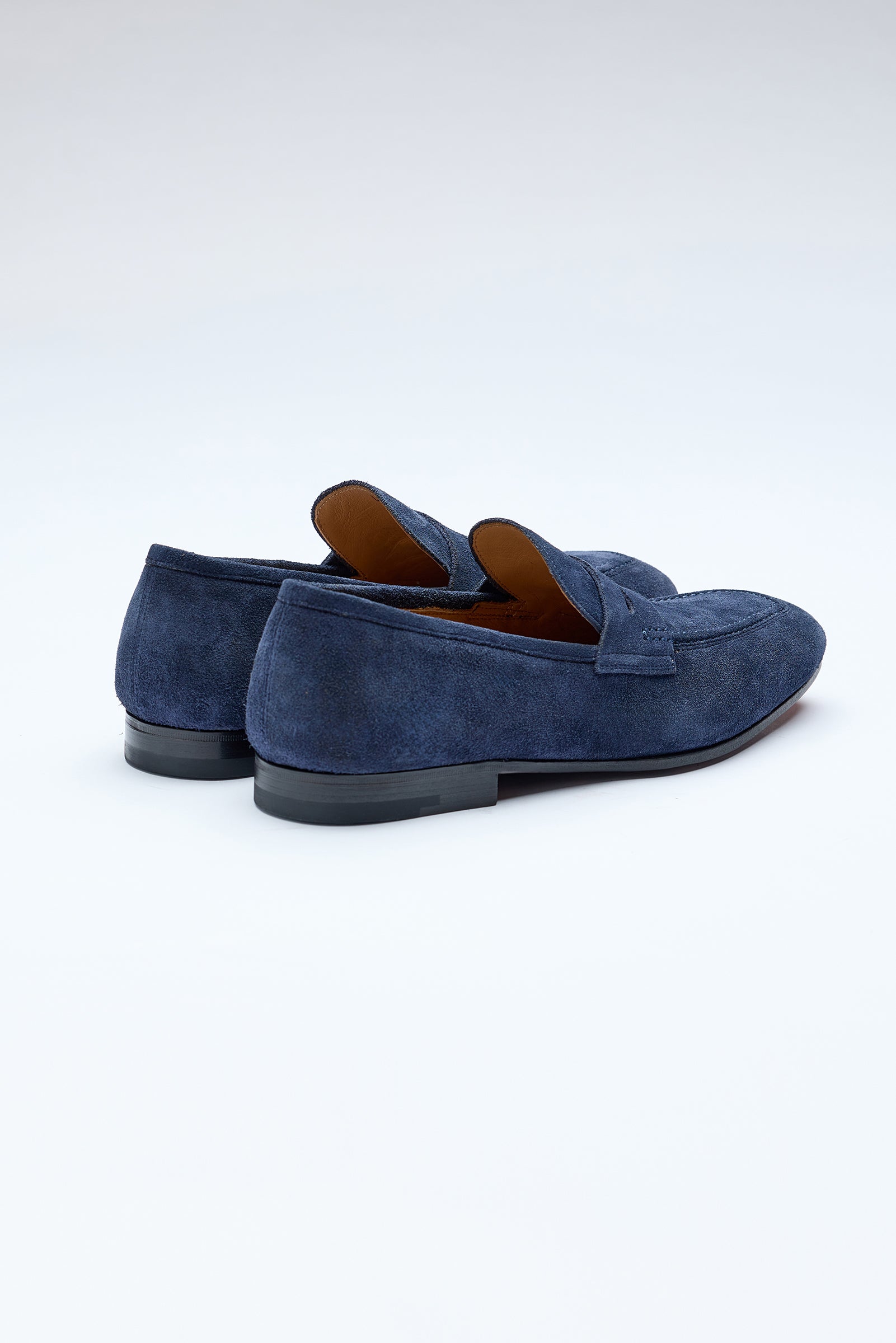 Lacivert Reverse Süet Mokasen