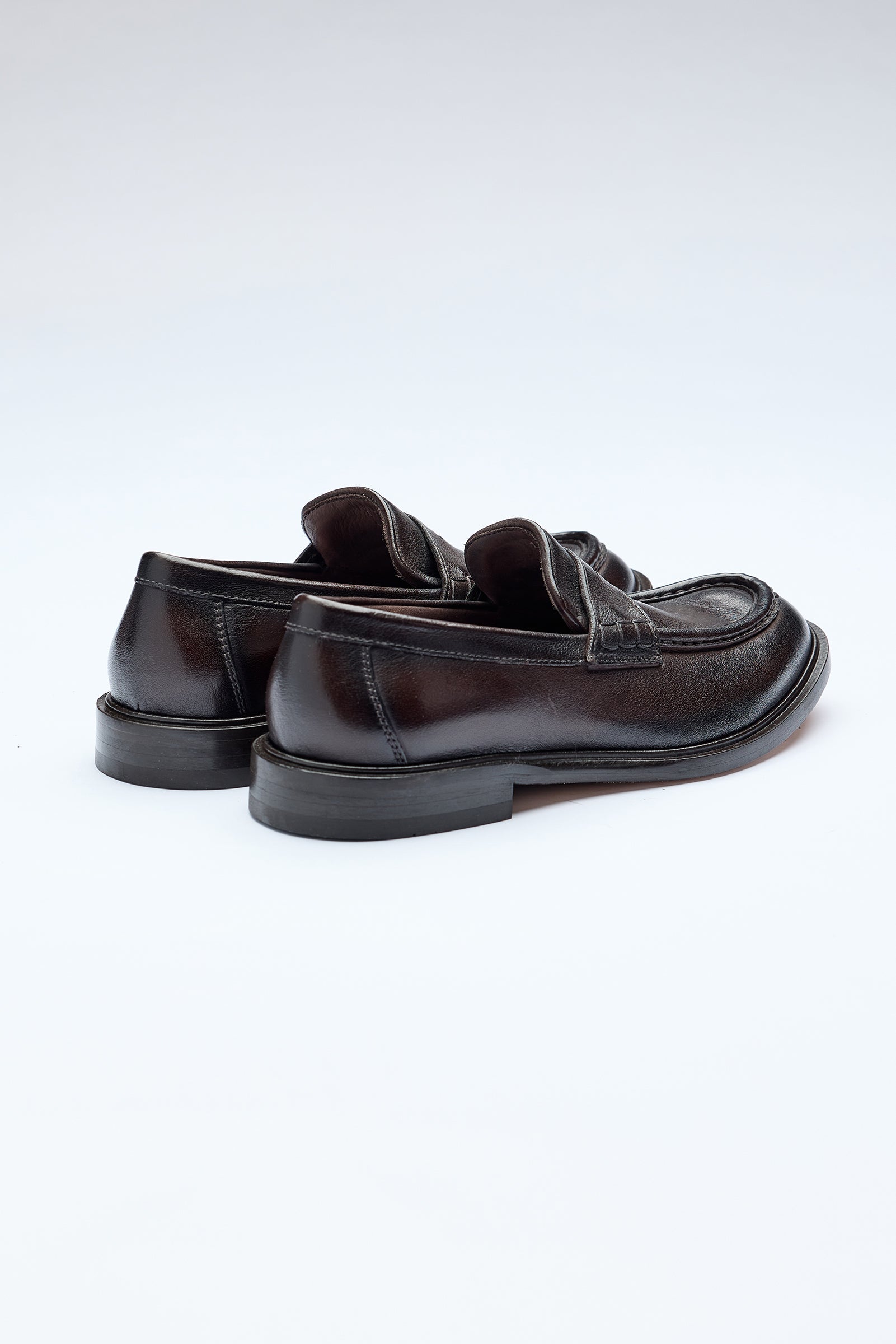 Kahverengi Deri Loafer