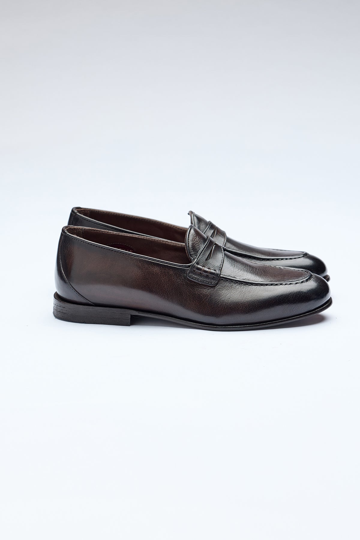 Kahverengi Deri Loafer
