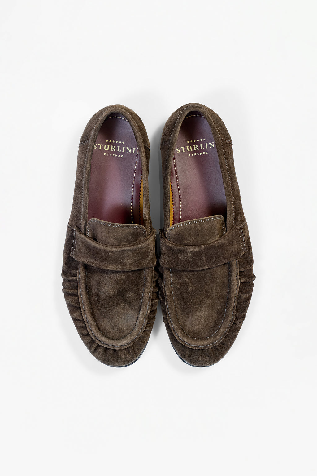 Kahverengi Pileli Süet Ayakkabı