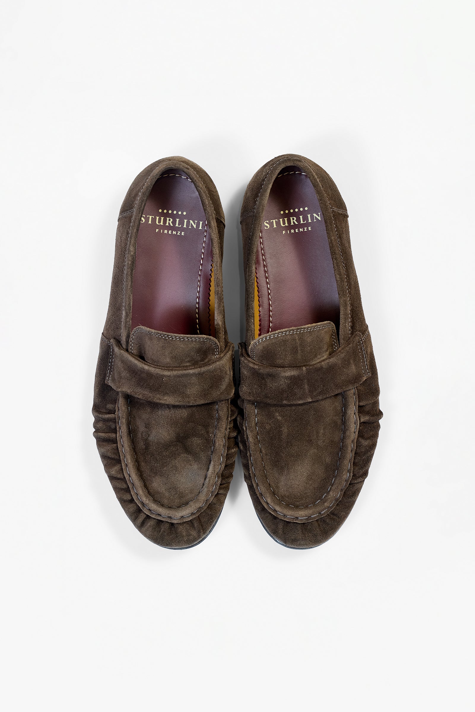 Kahverengi Pileli Süet Ayakkabı