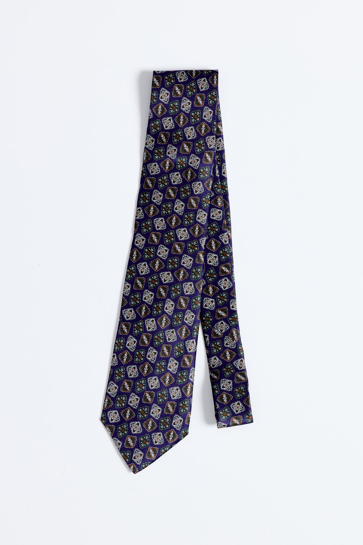 Vintage 5 Fold İpek Kravat