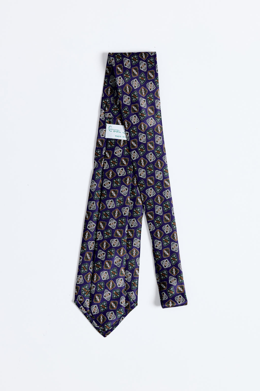 Vintage 5 Fold İpek Kravat