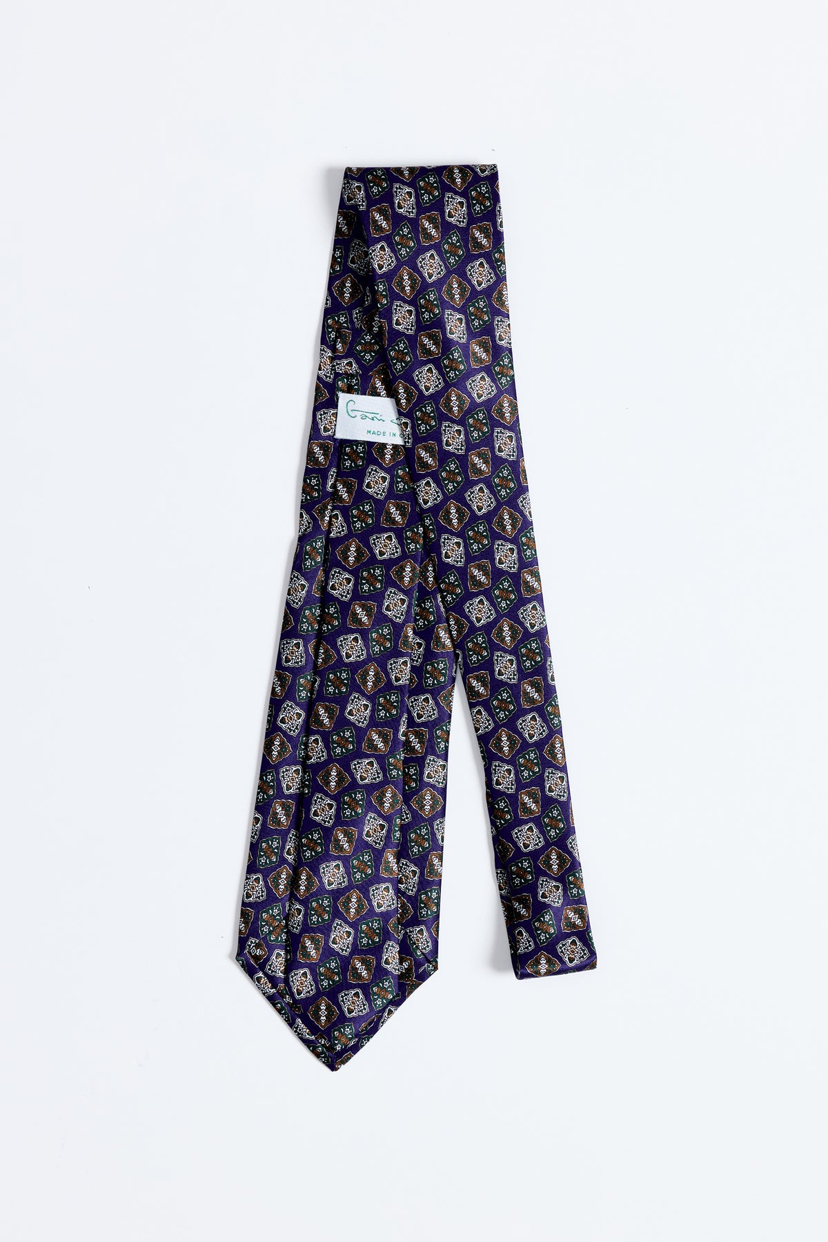 Vintage 5 Fold İpek Kravat