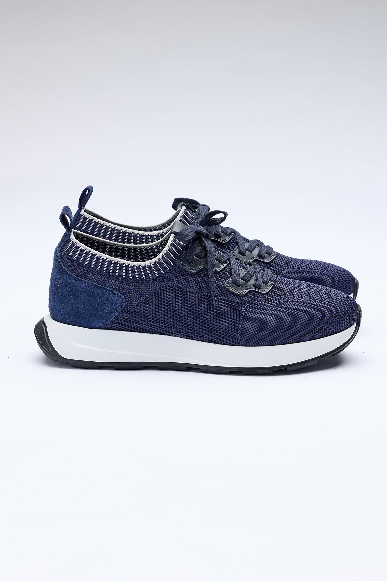 Lacivert Örgü Sneaker