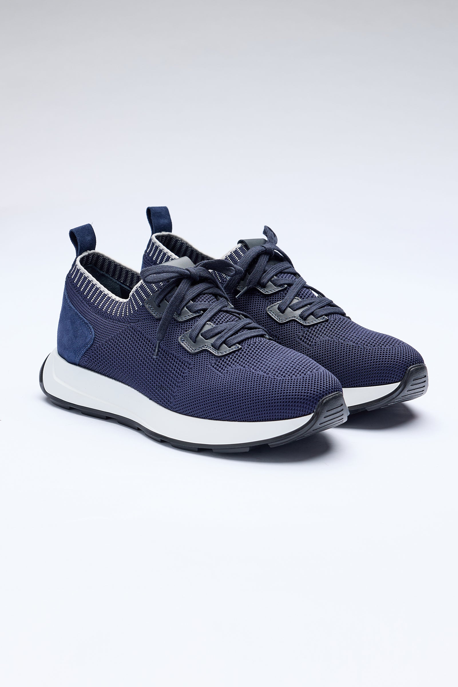 Lacivert Örgü Sneaker