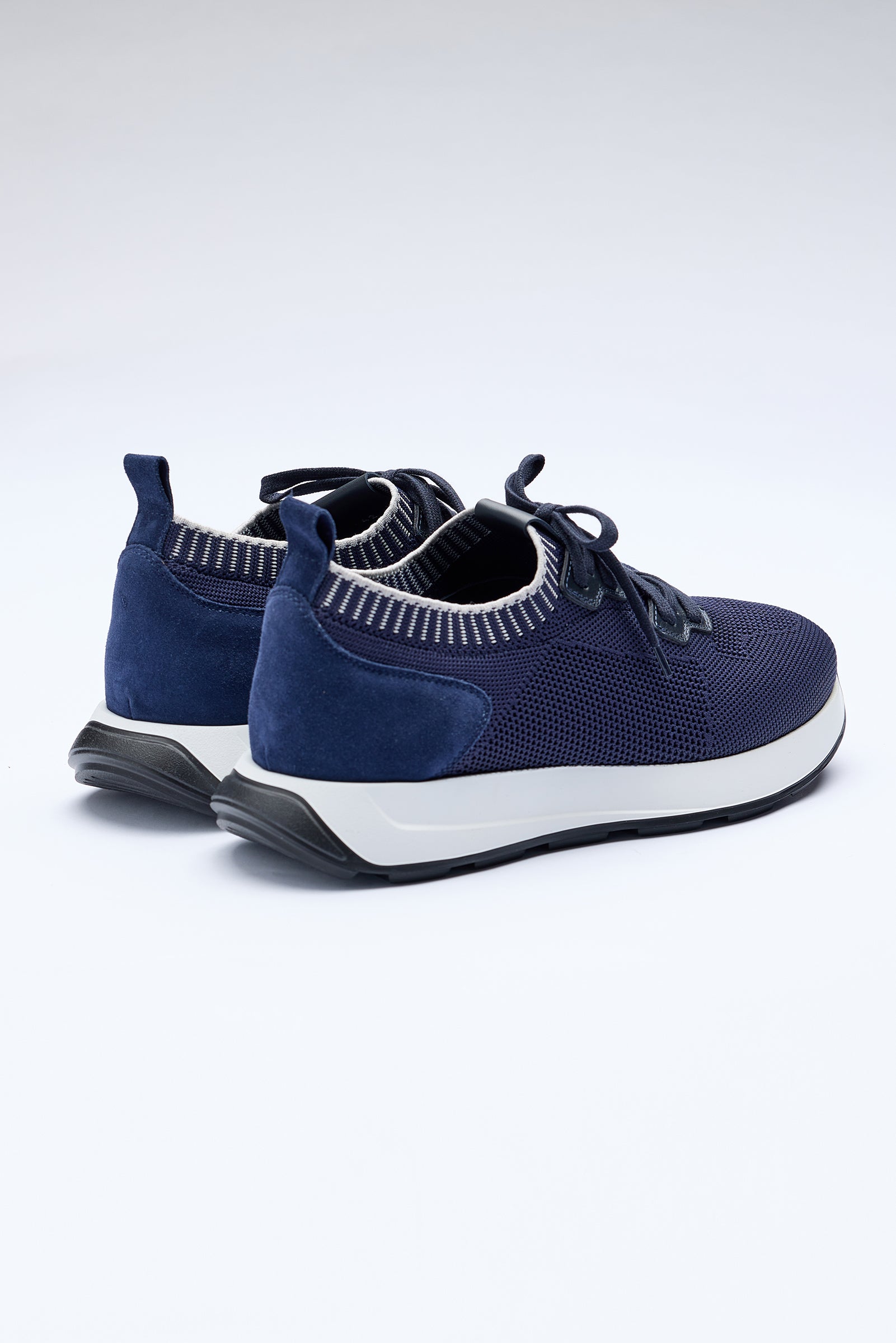 Lacivert Örgü Sneaker