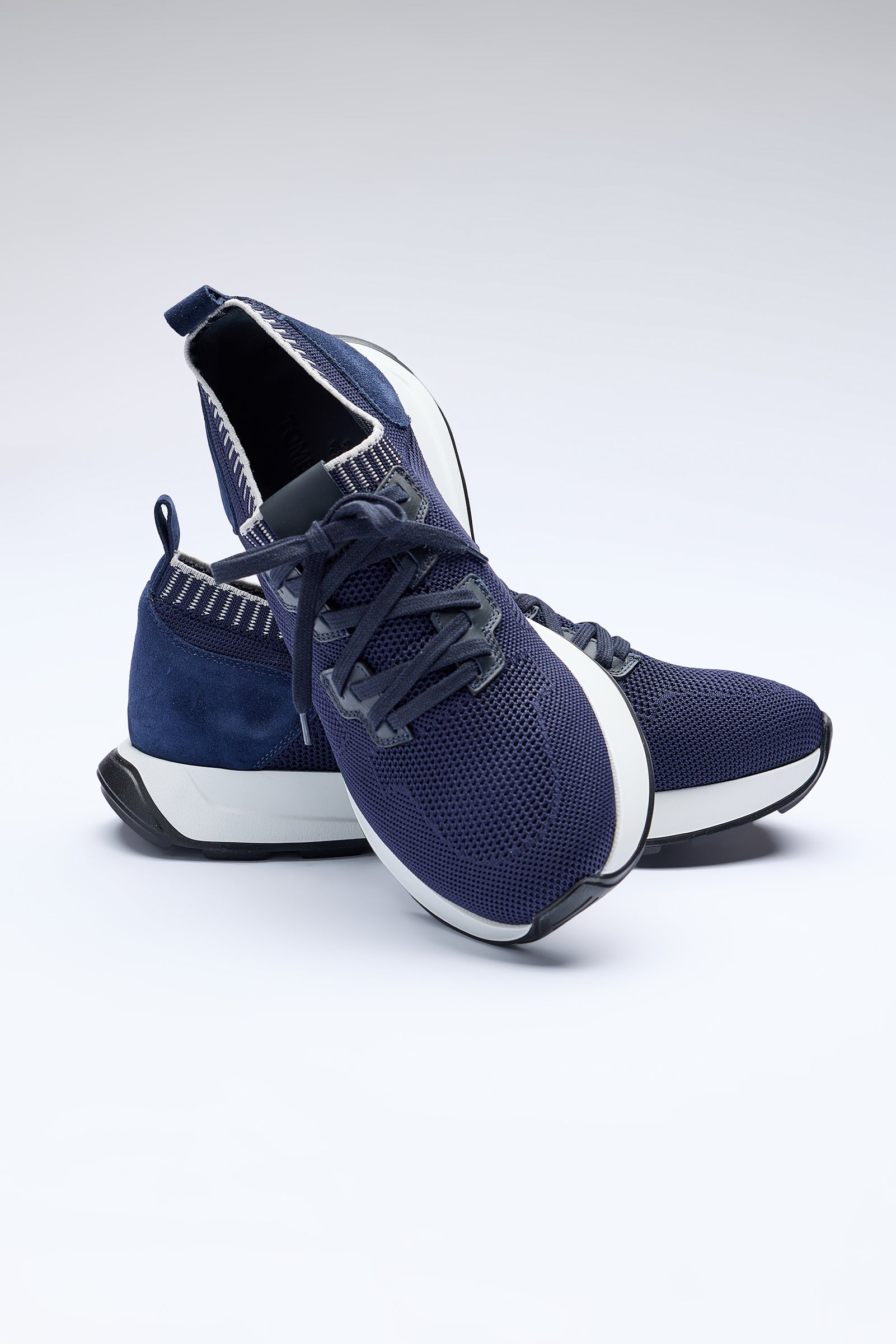 Lacivert Örgü Sneaker