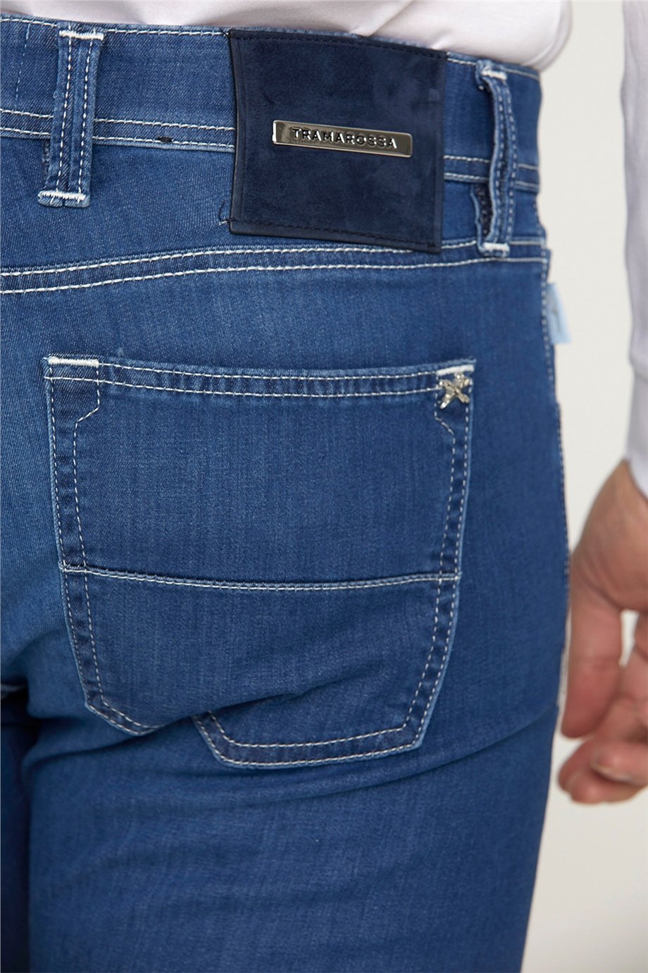 Açık Mavi Michelangelo Slim Denim Pantolon - Image 4