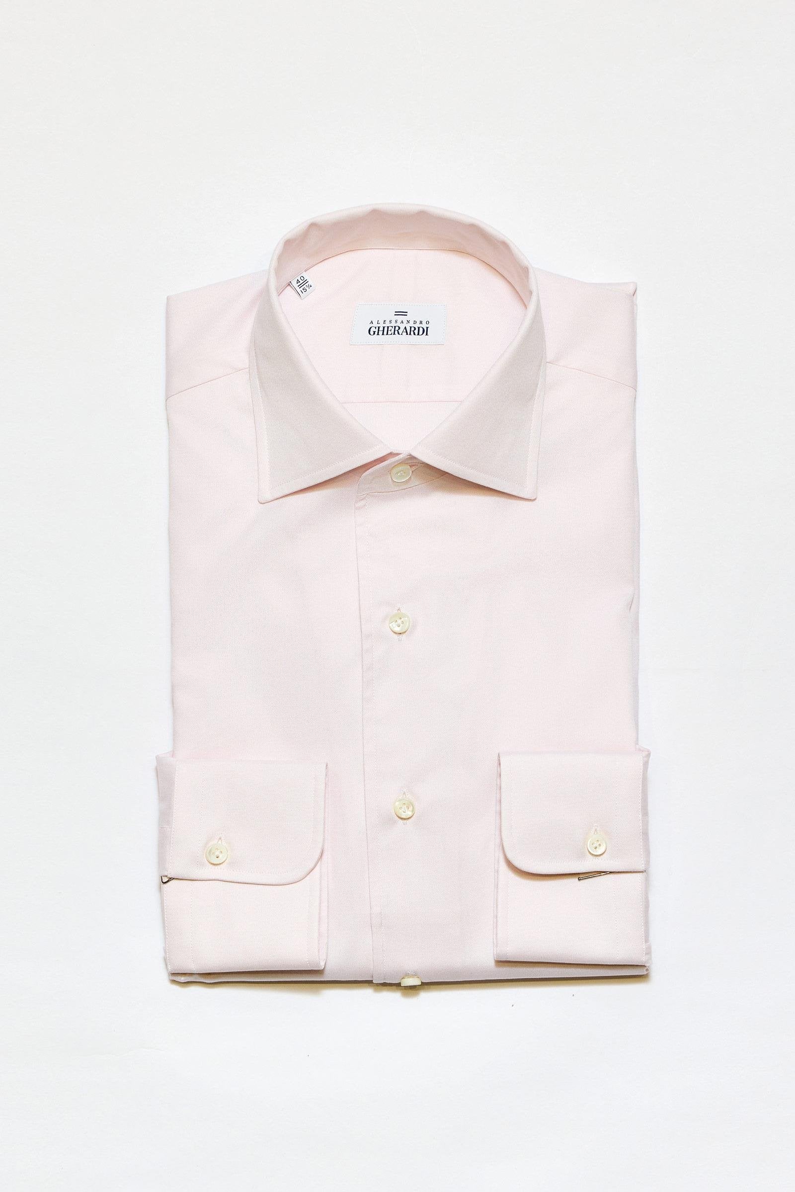 Açık Pembe One-Piece Pamuk Gömlek