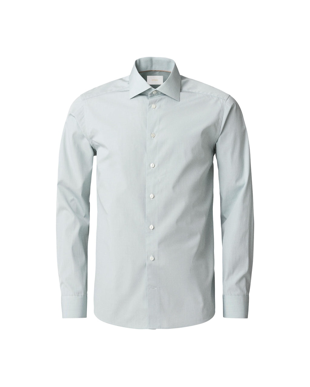 Açık Yeşil Contemporary Elevated Poplin Gömlek - 9