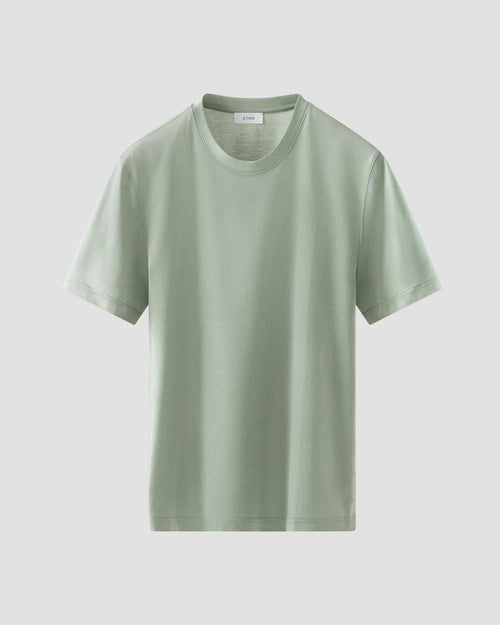 Açık Yeşil Filo Di Scozia T-Shirt - 1