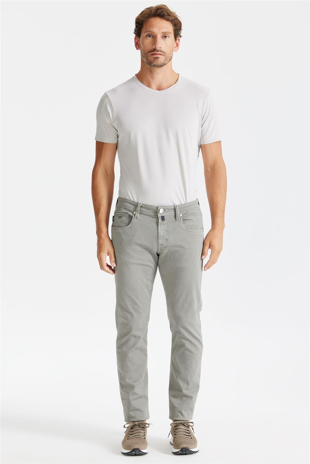 Aloe Yeşil 5 Cep Chino Pantolon - Image 1