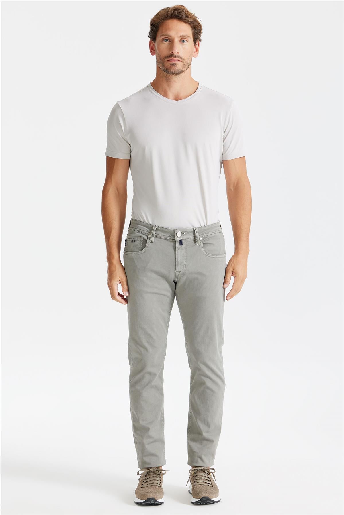 Aloe Yeşil 5 Cep Chino Pantolon - 1