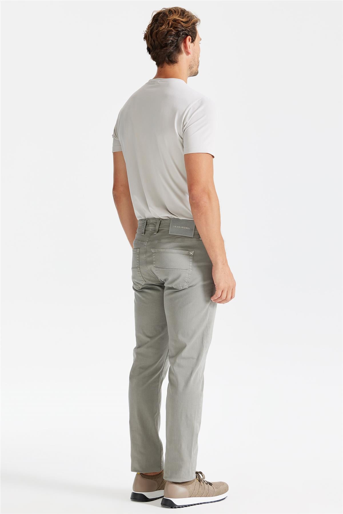 Aloe Yeşil 5 Cep Chino Pantolon - 6