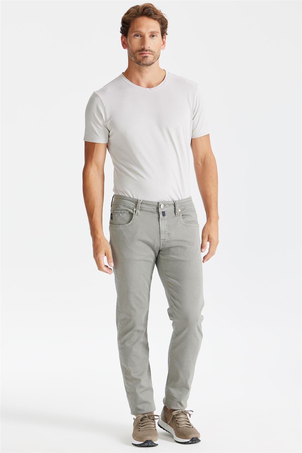 Aloe Yeşil 5 Cep Chino Pantolon - Image 2