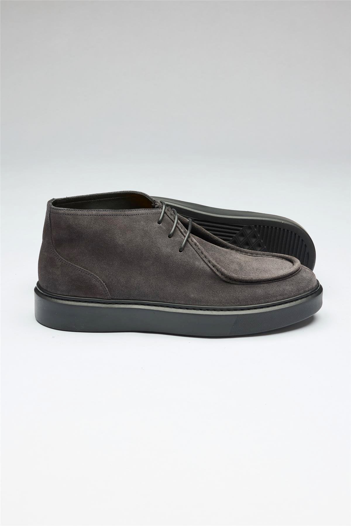 Antrasit Gri Chukka Süet Bot - Image 5