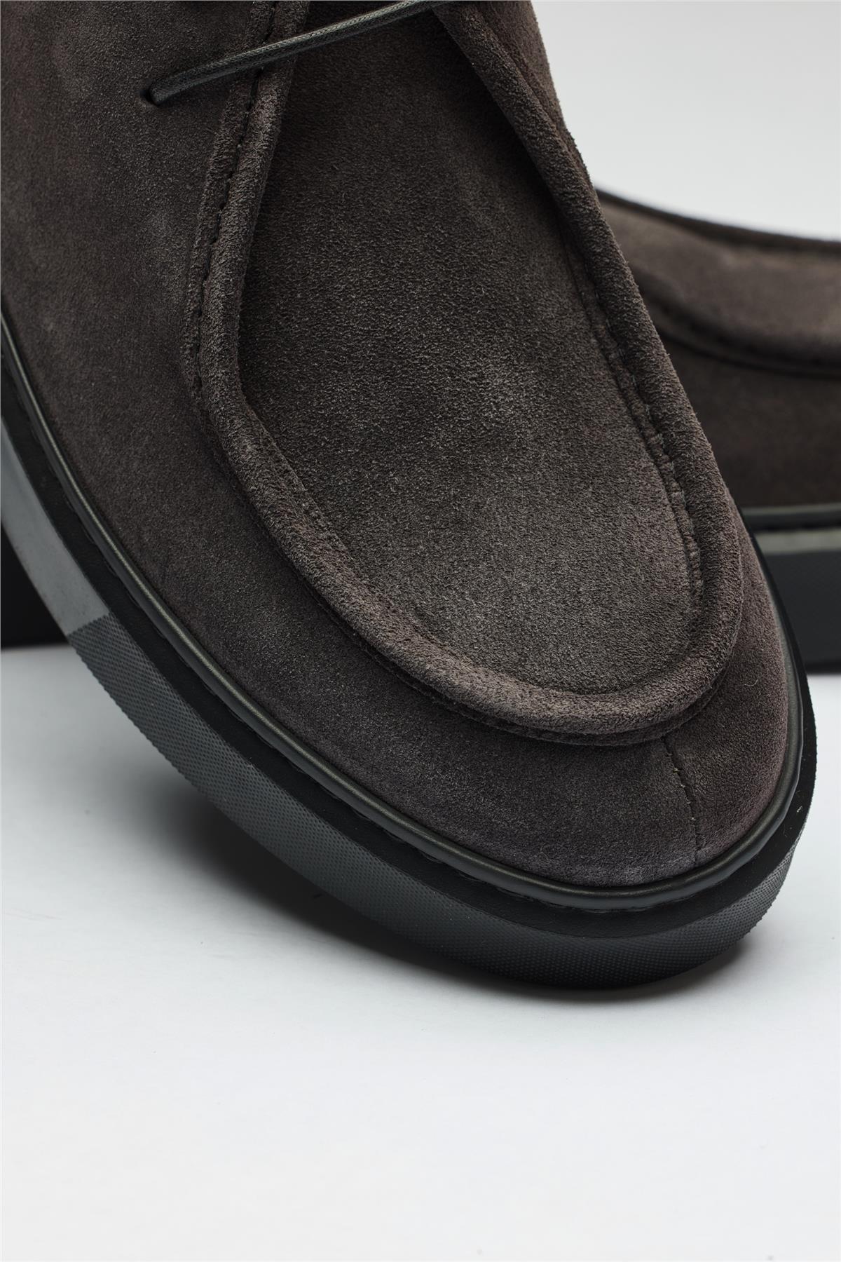 Antrasit Gri Chukka Süet Bot - Image 3