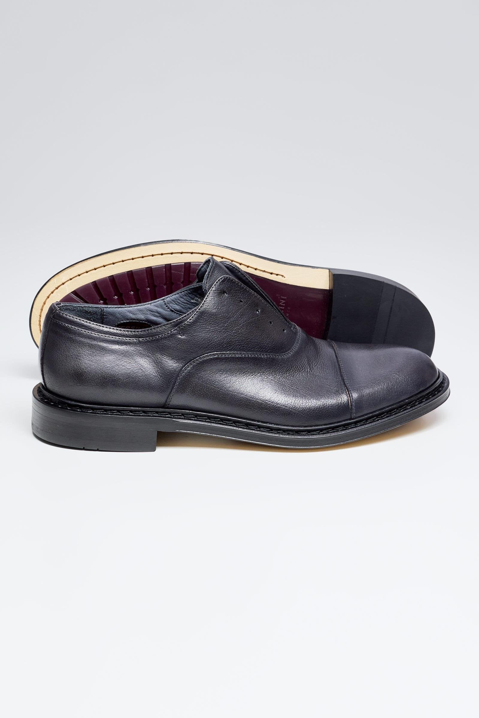 Antrasit Gri Deri Ayakkabı - Image 2