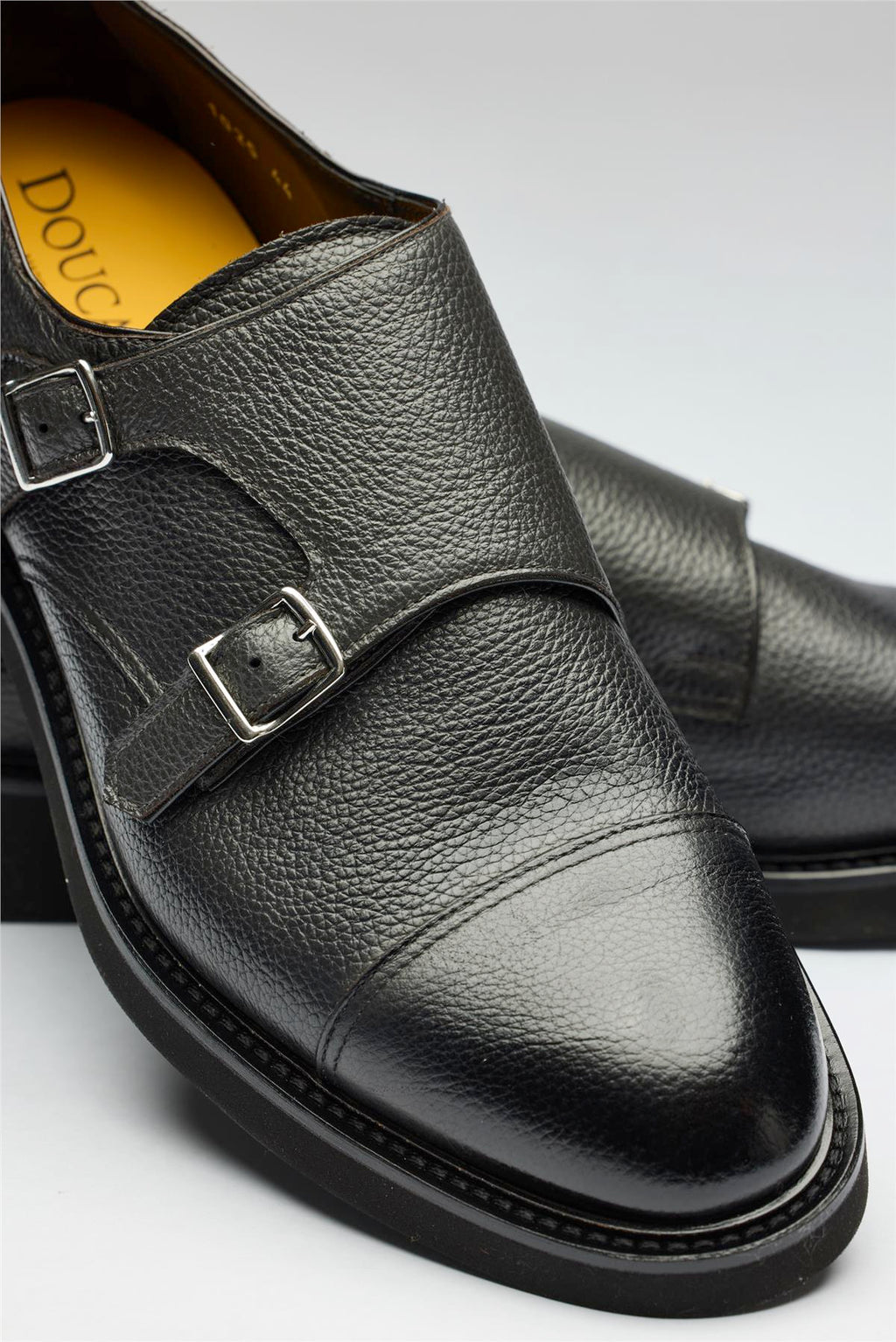 Antrasit Gri Tokalı Deri Ayakkabı - Image 3