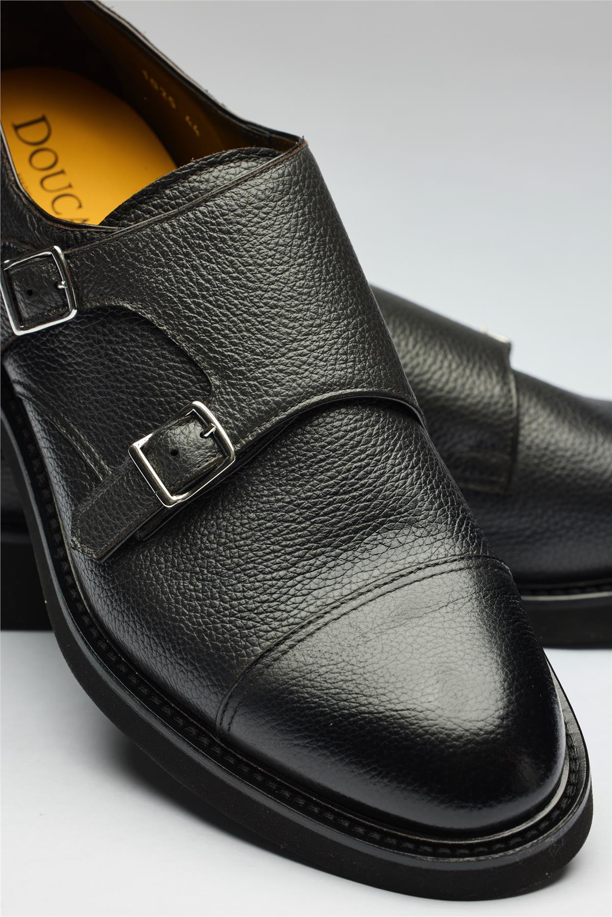 Antrasit Gri Tokalı Deri Ayakkabı - Image 3