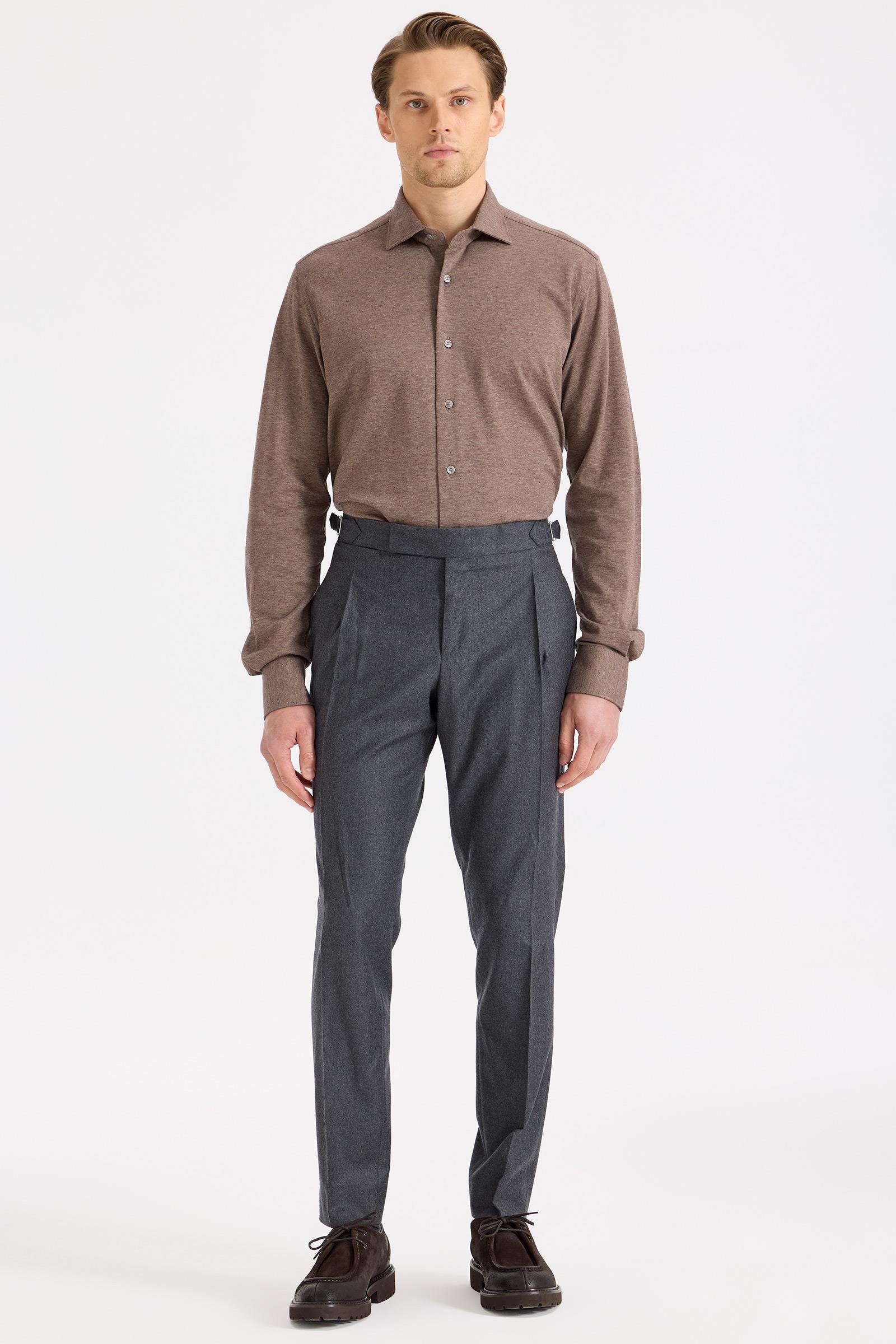 Antrasit Gri Yün Pantolon - Image 3