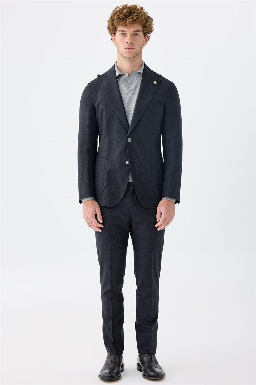 Antrasit Gri Yün Takım Elbise - Image 2