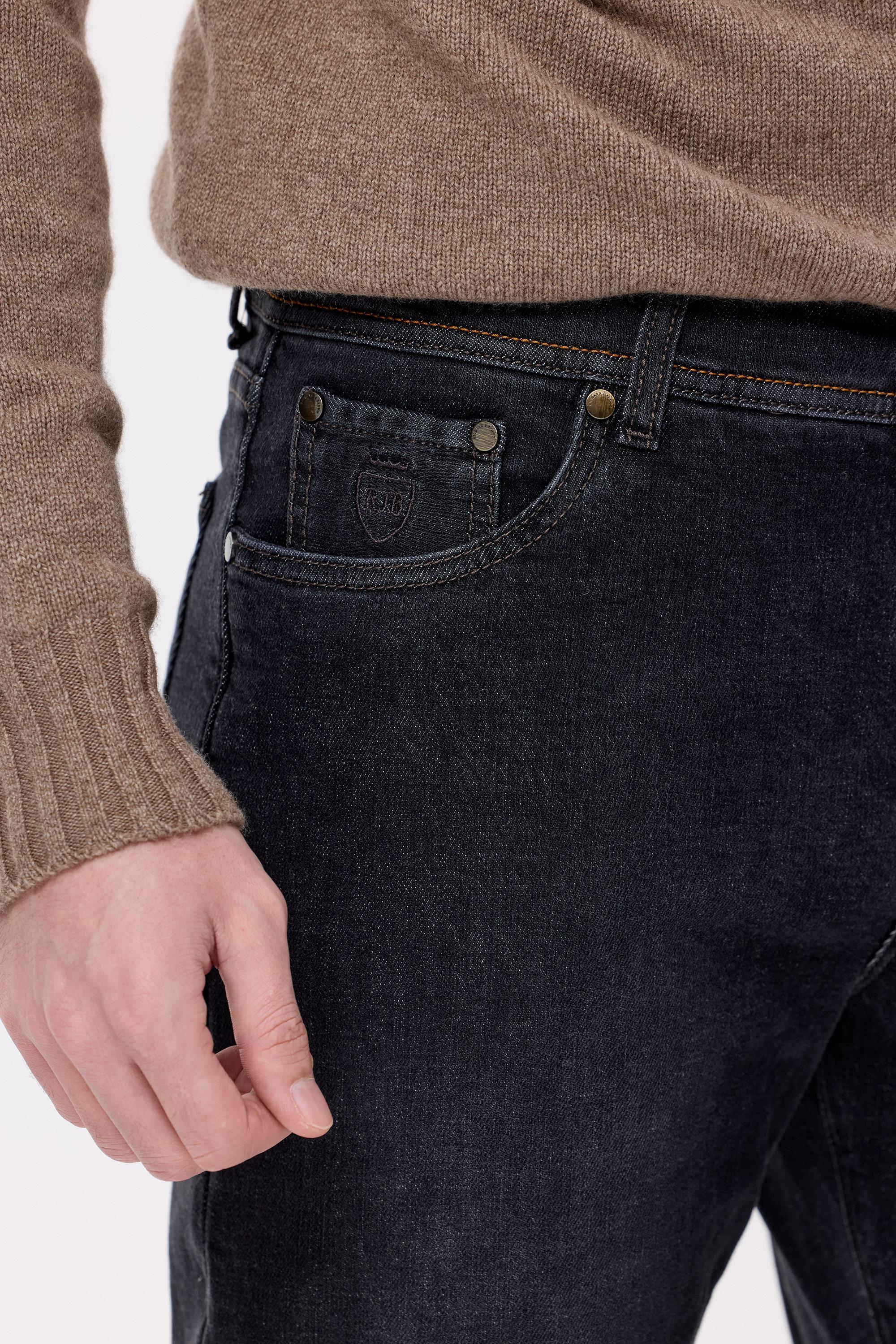 Antrasit Kaşmirli Denim Pantolon - Image 3