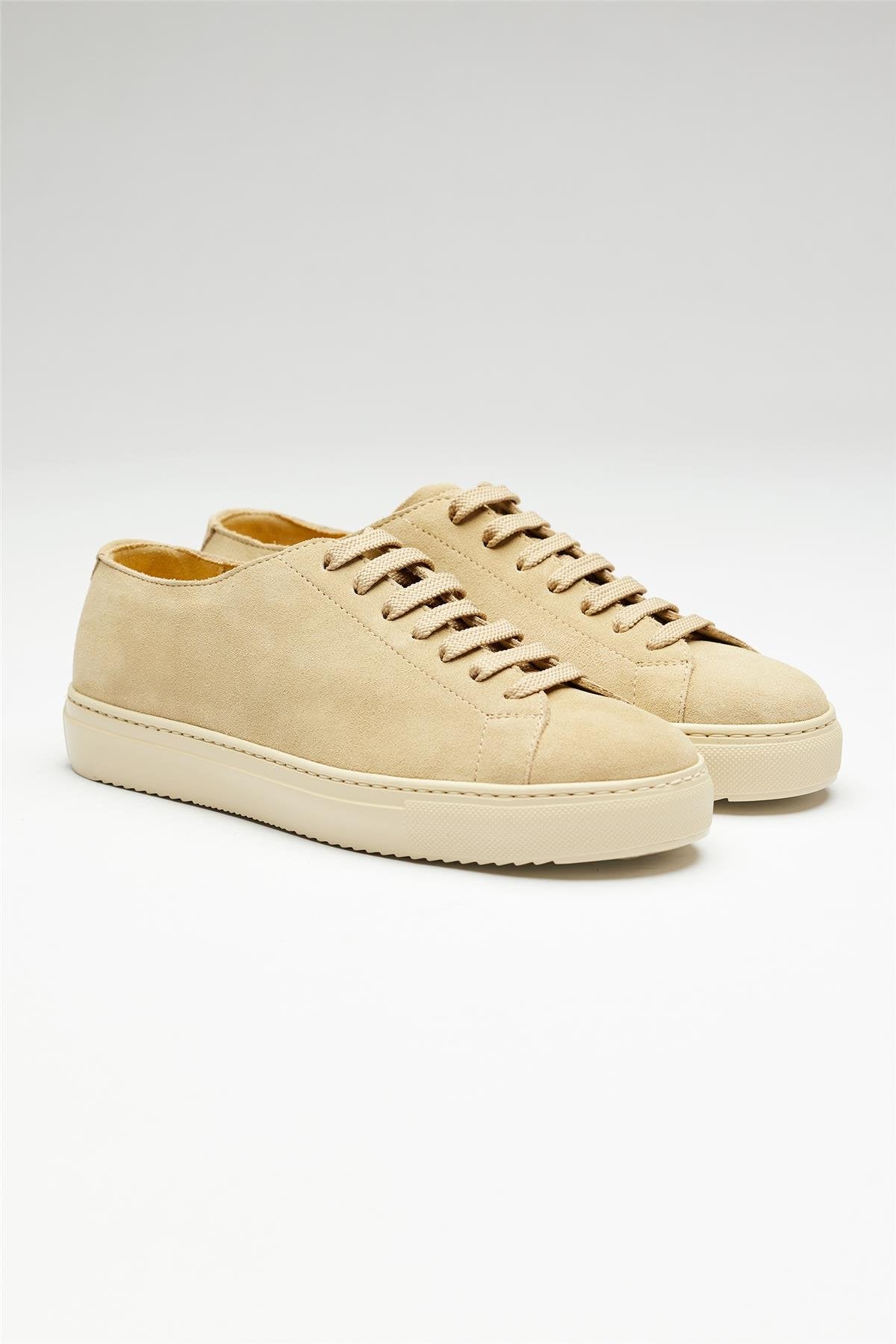 Bej Deri Sneaker - Image 5