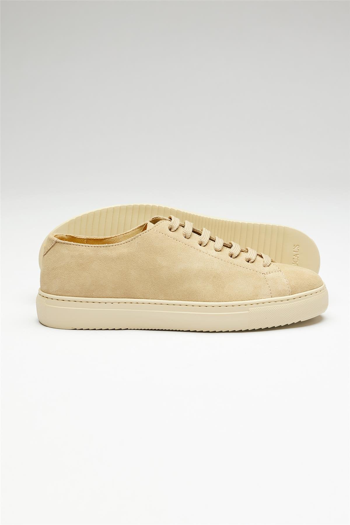 Bej Deri Sneaker - Image 4