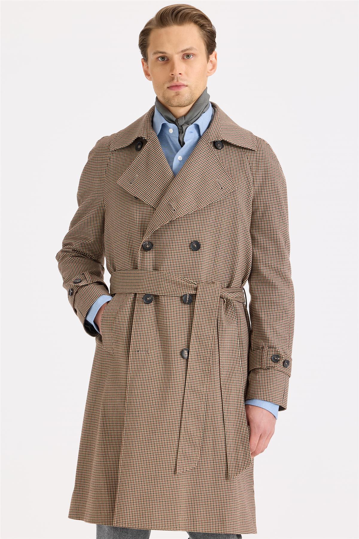 Bej Kruvaze Pardösü - Image 5