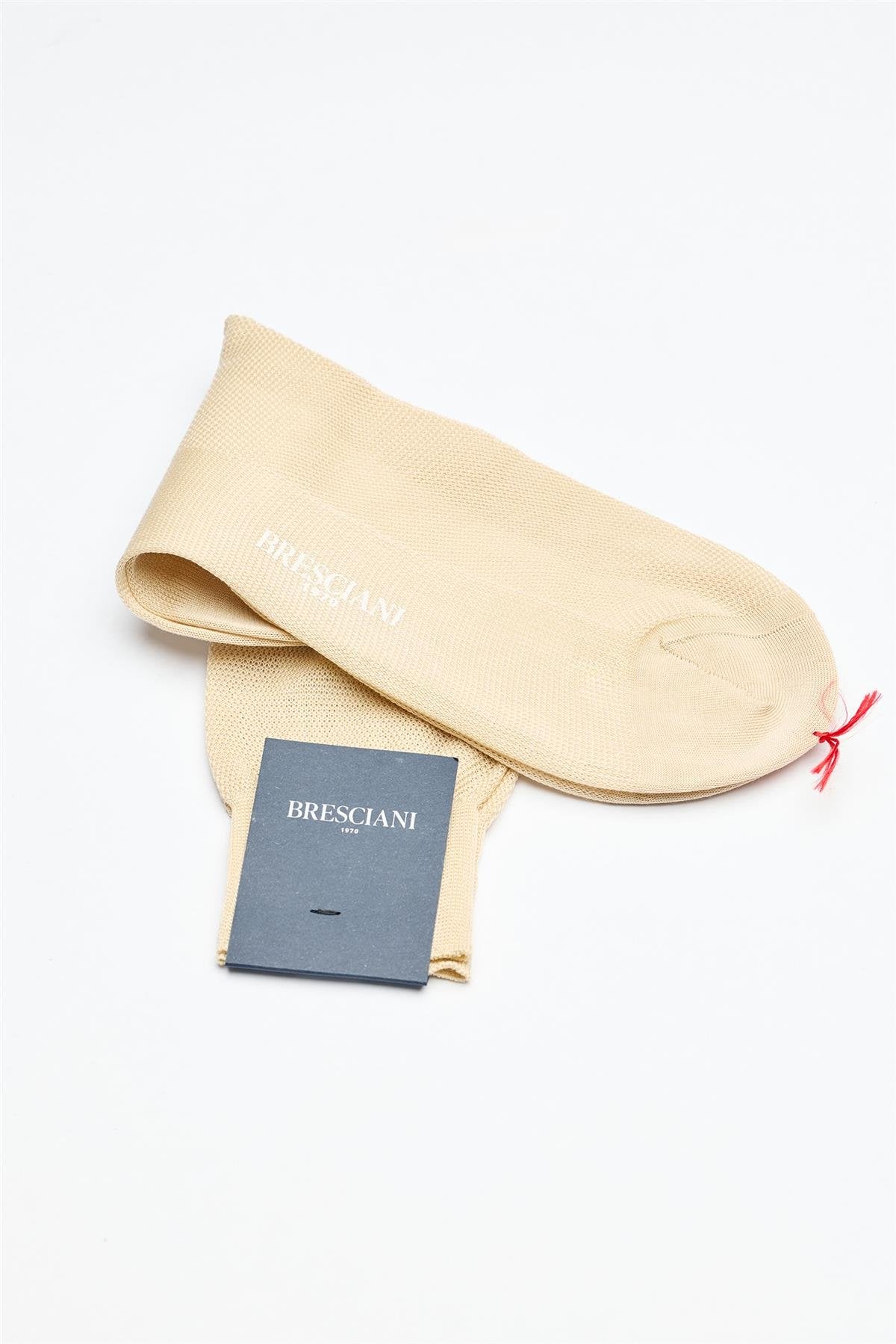 Bej Merserize Pamuk Çorap - Image 3