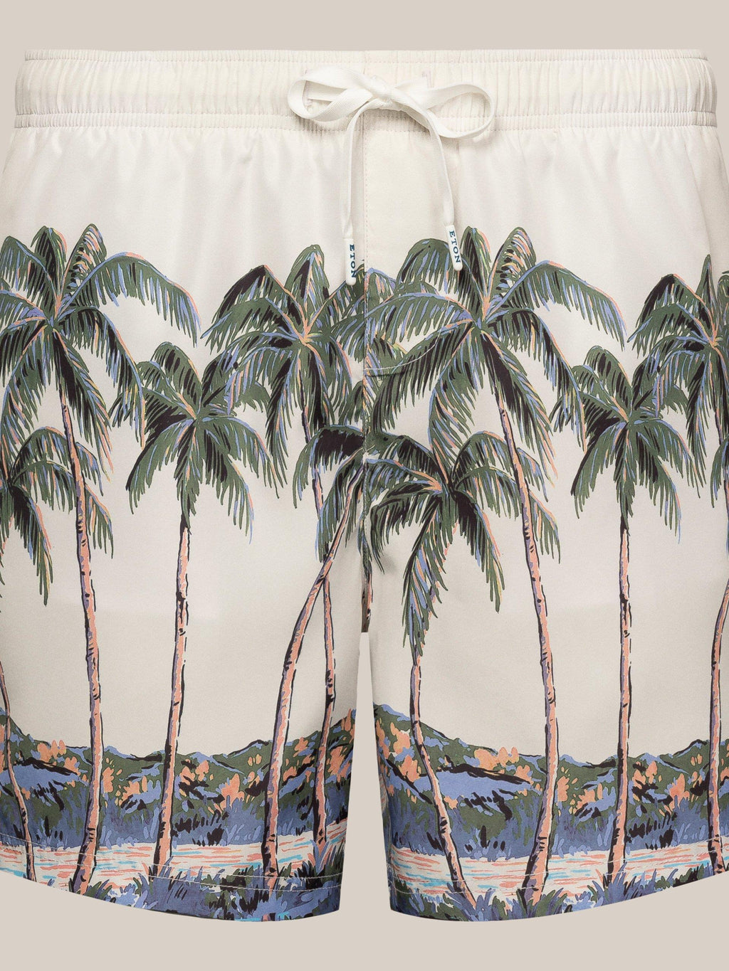 Bej Palmiye Desenli Mayo - Image 2