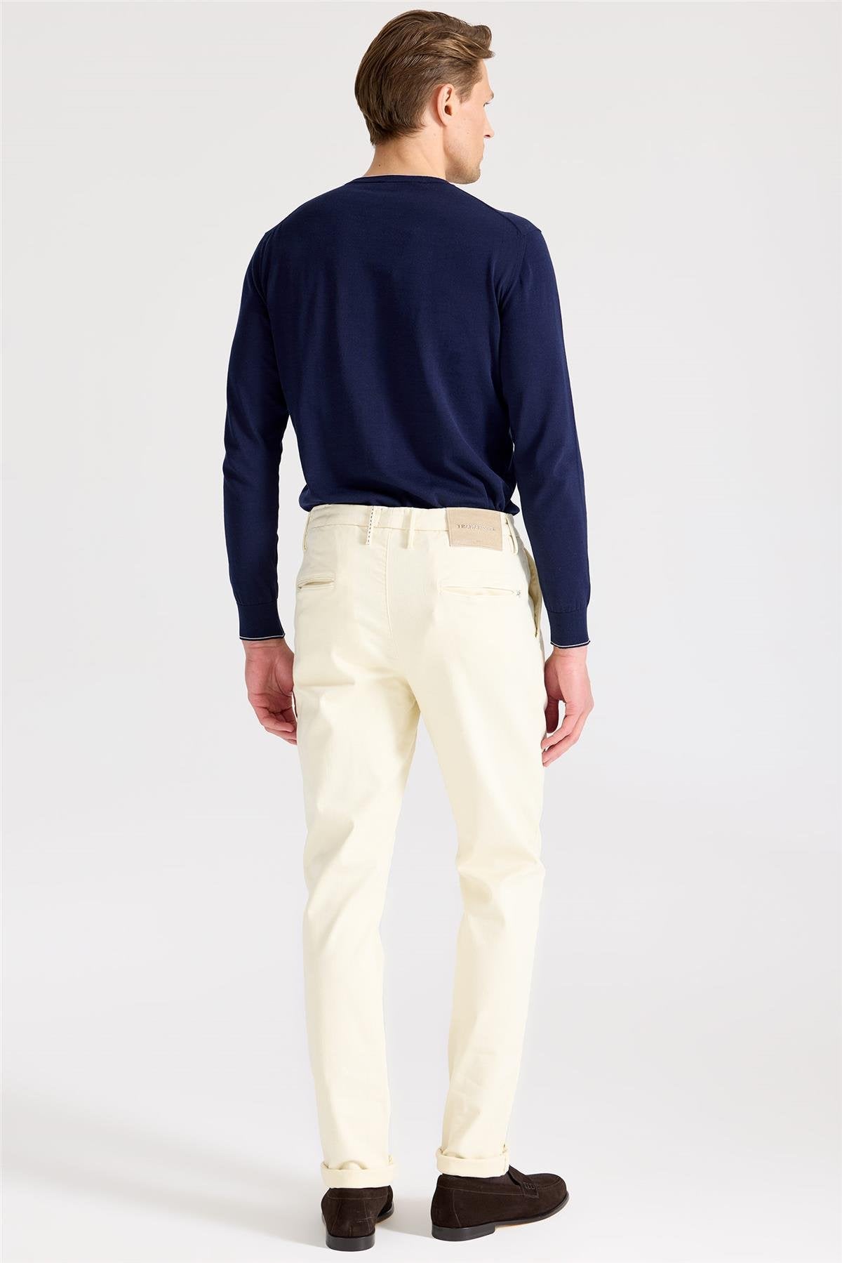 Bej Pamuk Chino Pantolon - Image 2