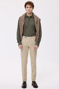 Bej Pamuk Kaşmir Chino Pantolon - Image 1