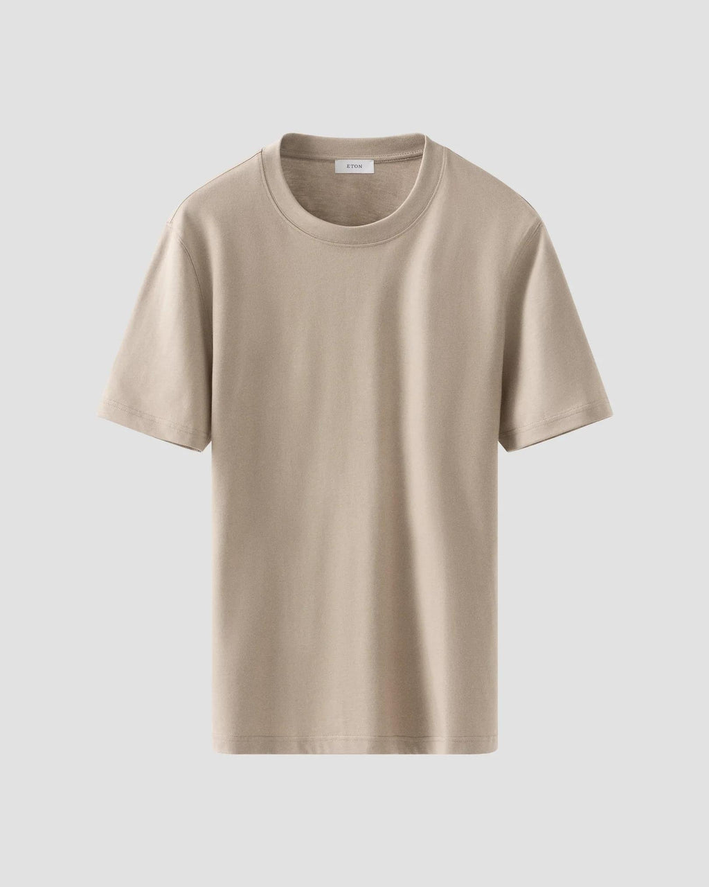 Bej Supima Pamuk T-Shirt - 1
