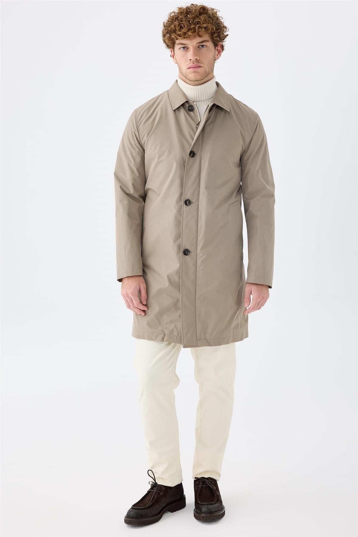 Bej Teknik Pardesü - Image 1