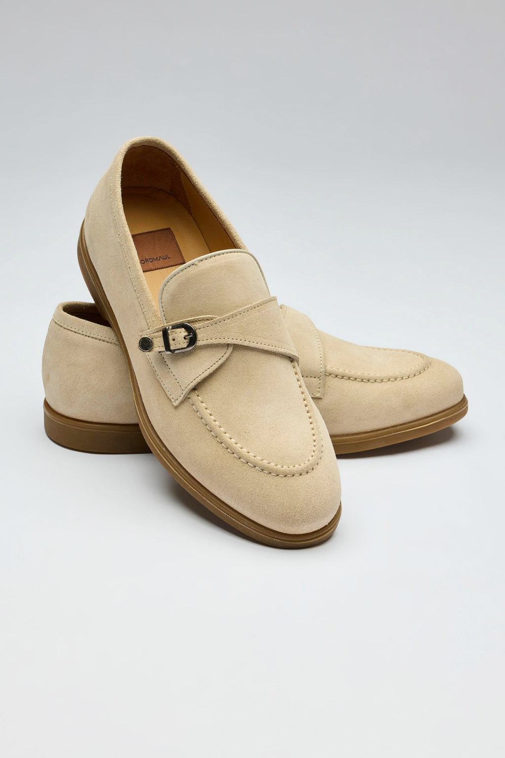Bej Tokalı Süed Loafer - Image 3