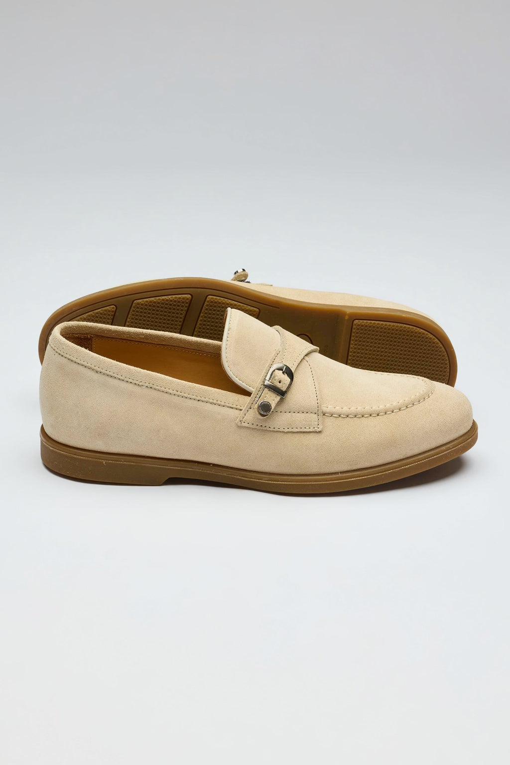 Bej Tokalı Süed Loafer - Image 2