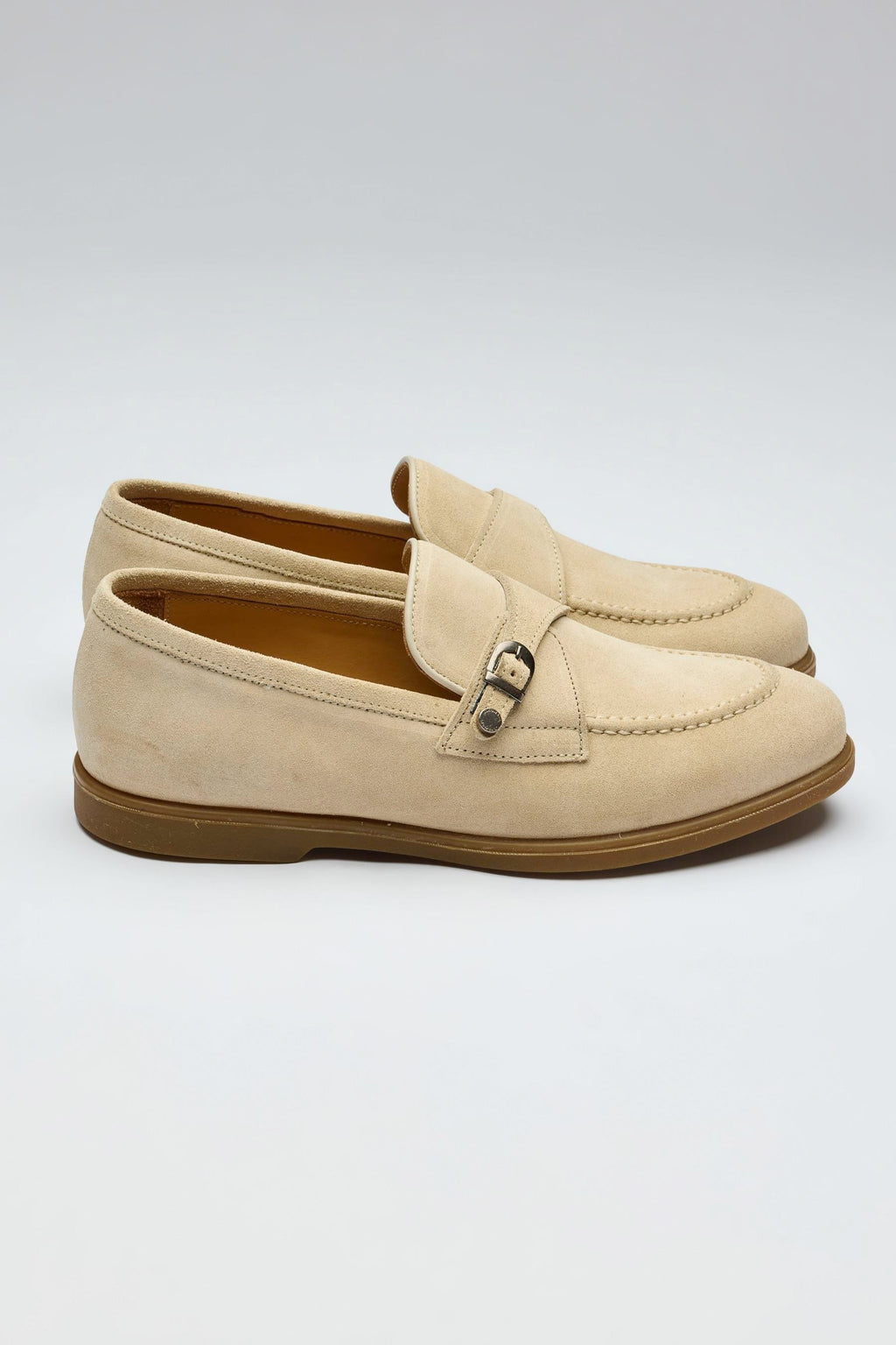 Bej Tokalı Süed Loafer - Image 1