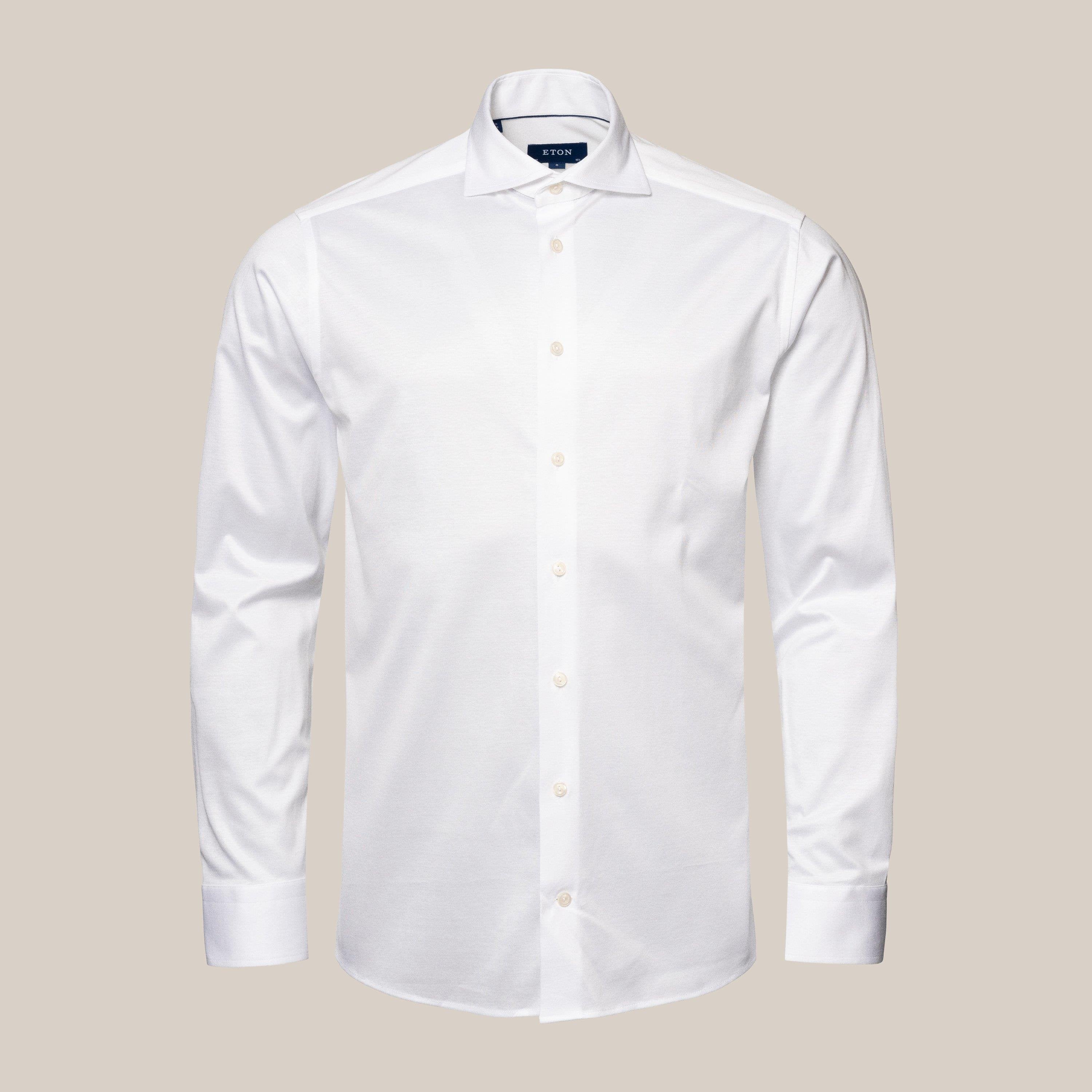 Beyaz Comfort Filo Di Scozia Jersey Shirt - Image 2