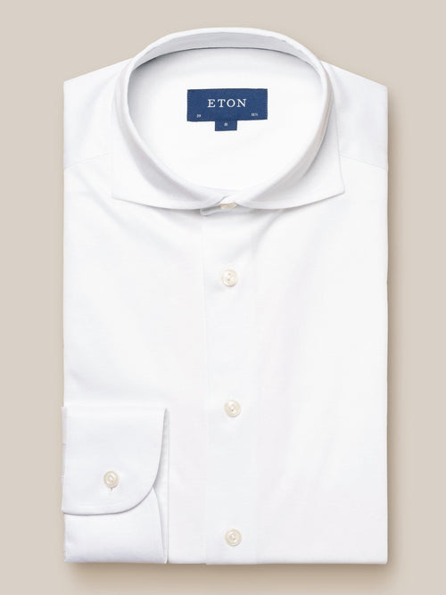 Beyaz Comfort Filo Di Scozia Jersey Shirt - Image 1