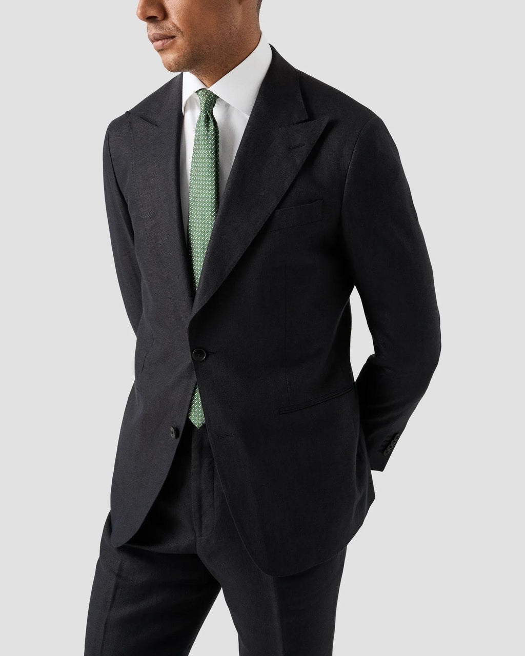 Beyaz Contemporary Pamuk Lyocell Gömlek - Image 5