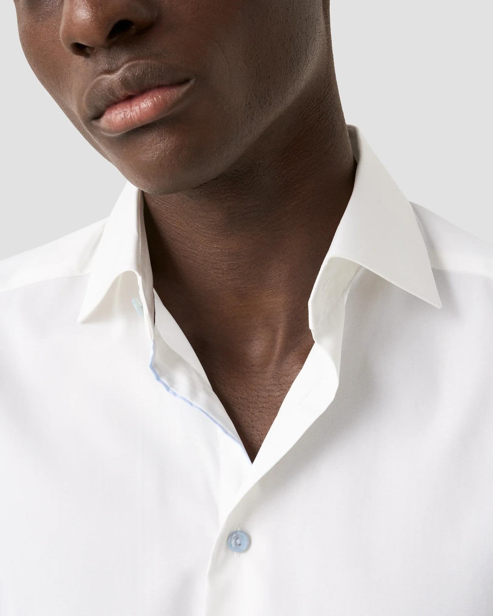 Beyaz Contemporary Poplin Gömlek