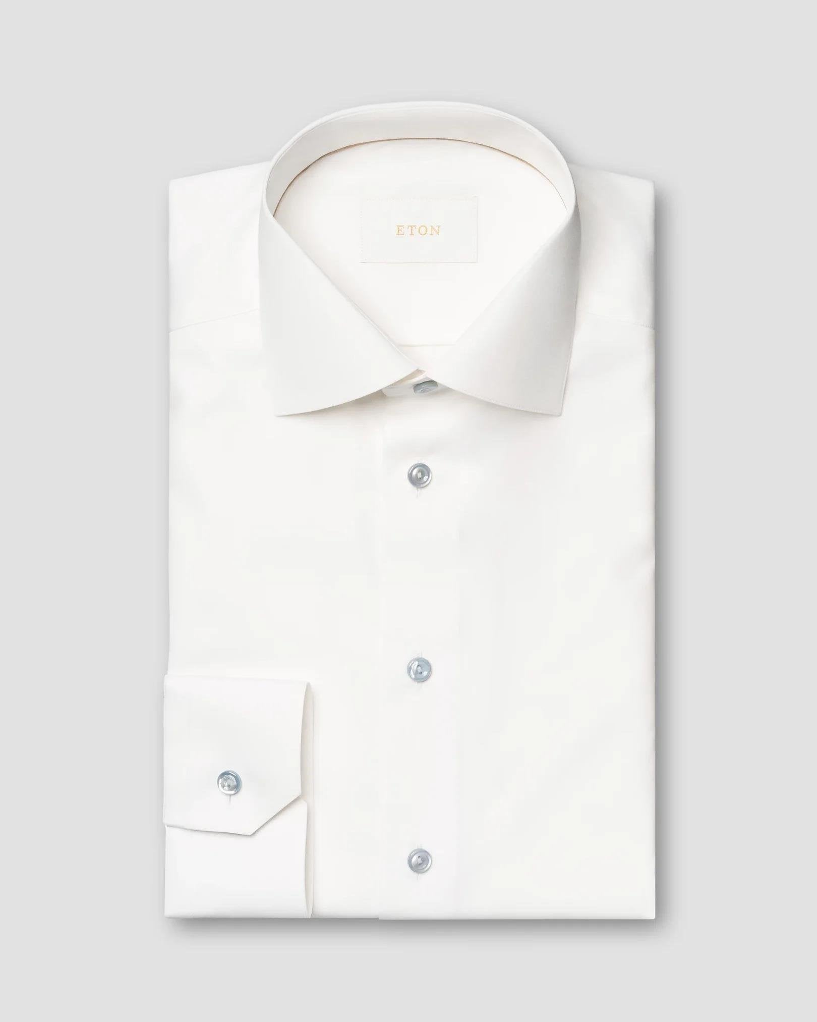 Beyaz Contemporary Poplin Gömlek - Image 2